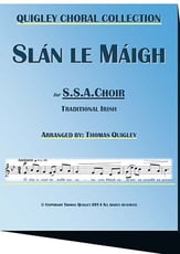 Slan le Maigh (SSA) SSA choral sheet music cover